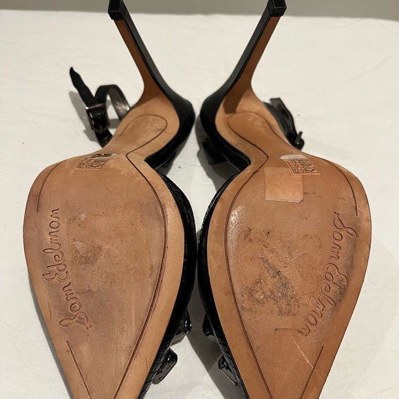 Sam Edelman blk sling back 8.5 - Picture 4 of 5